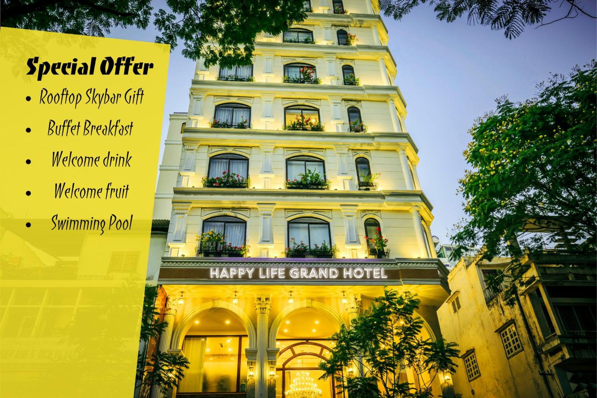 Happy Life Grand Hotel & Rooftop Skybar Ho Chi Minh Zewnętrze zdjęcie