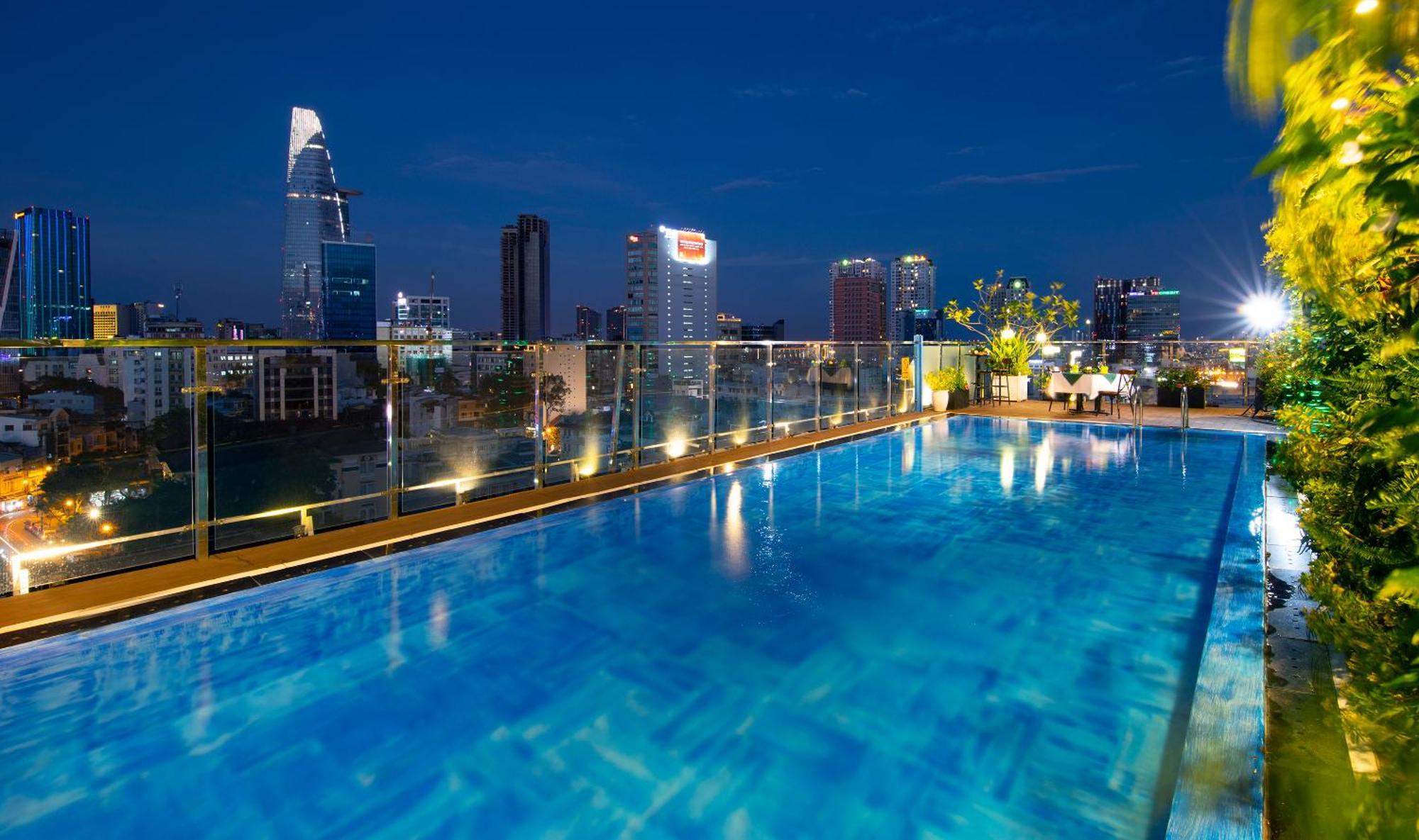 Happy Life Grand Hotel & Rooftop Skybar Ho Chi Minh Zewnętrze zdjęcie