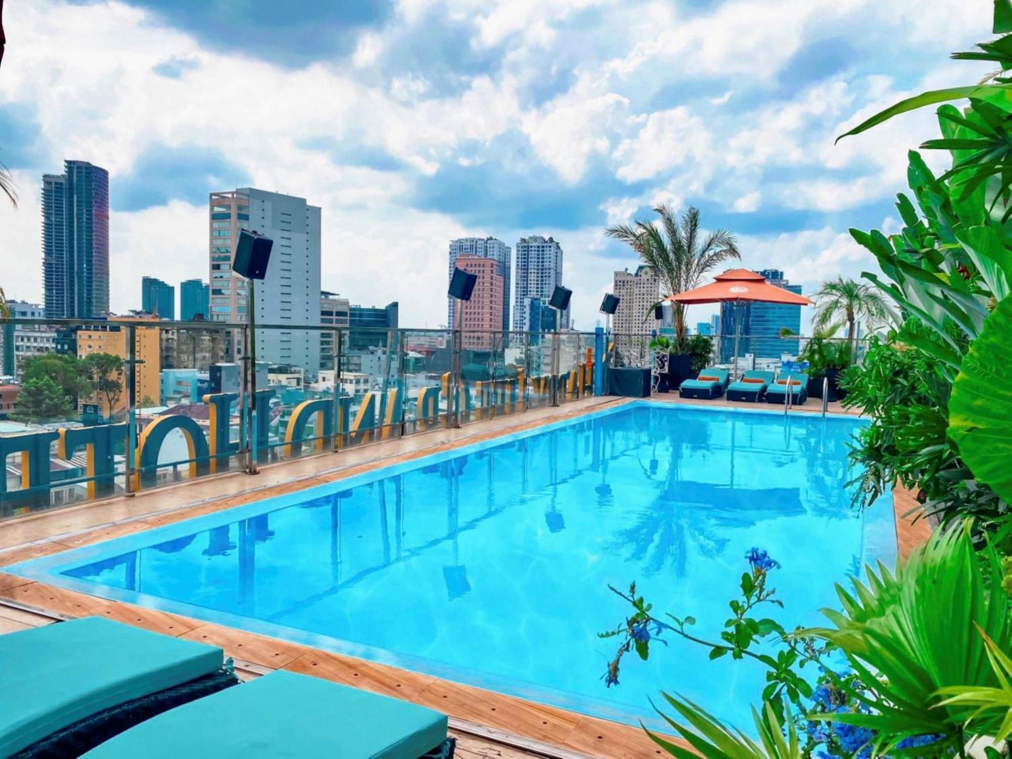Happy Life Grand Hotel & Rooftop Skybar Ho Chi Minh Zewnętrze zdjęcie